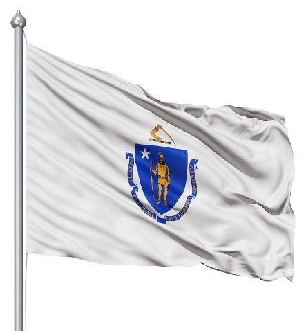Beautiful Massachusetts State Flags for sale at AmericaTheBeautiful.com