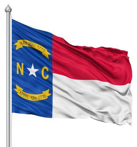 Beautiful North Carolina State Flags for sale at AmericaTheBeautiful.com