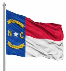 North Carolina United States of America Flag Site