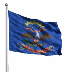 North Dakota United States of America Flag Site