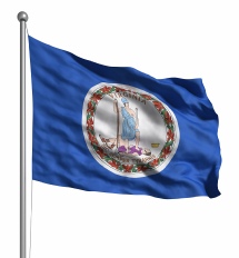 Virginia United States of America Flag Site