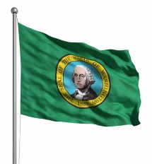 Washington State United States of America Flag Site