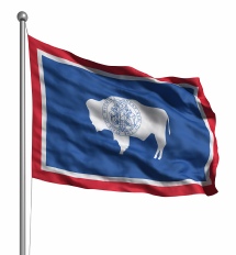 Wyoming United States of America Flag Site