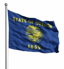 Oregon United States of America Flag Site