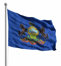 Pennsylvania United States of America Flag Site