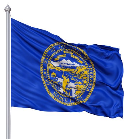 Beautiful Nebraska State Flags for sale at AmericaTheBeautiful.com