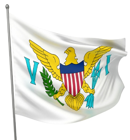 Beautiful US Virgin Islands and State Flags for sale at AmericaTheBeautiful.com