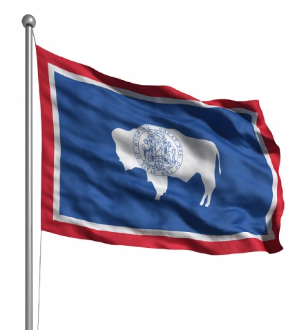 Beautiful Wyoming State Flags for sale at AmericaTheBeautiful.com