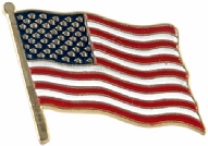 Beautiful American Flag Pin - USA Flag Pin from America The Beautiful.com